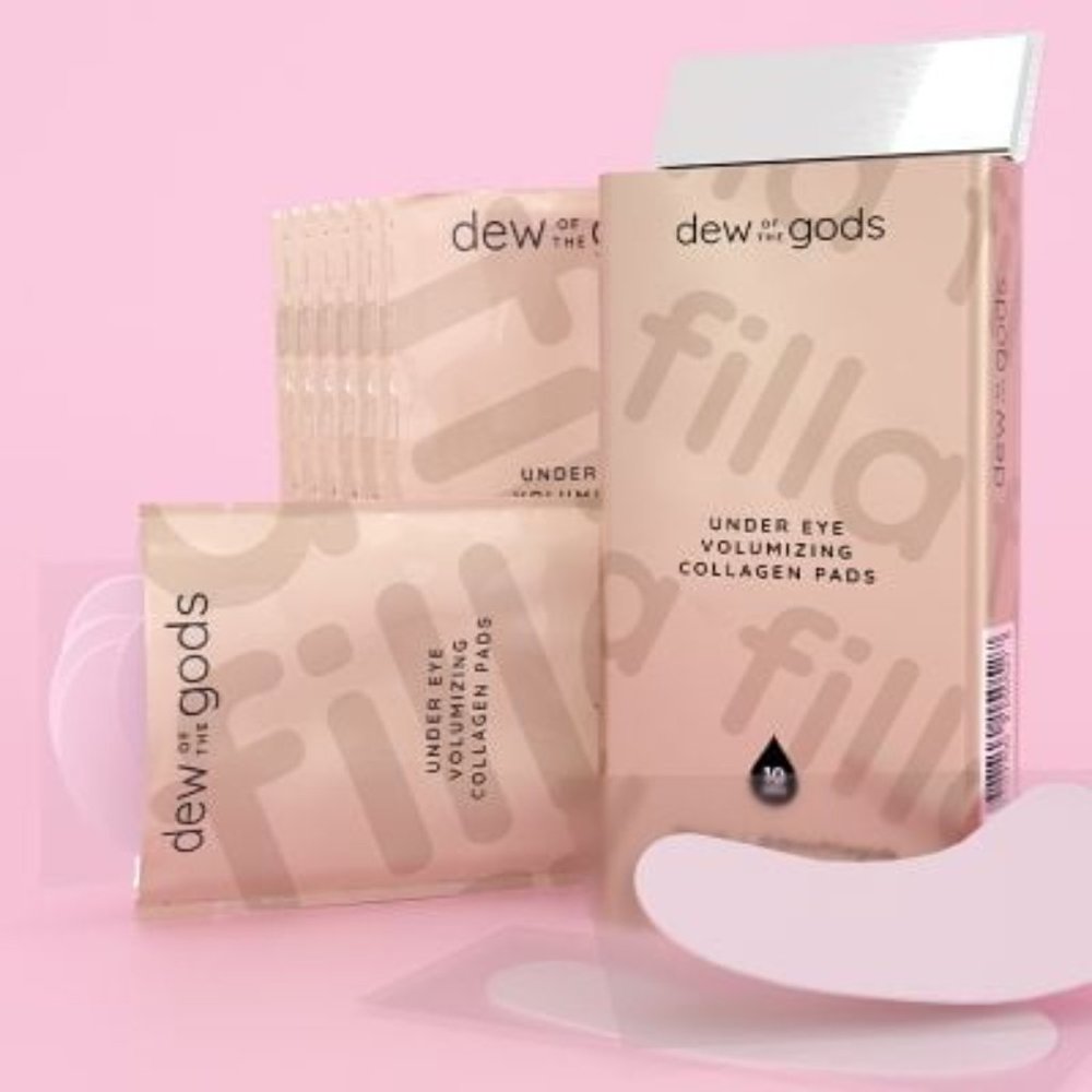 DEW OF THE GODS UNDER EYE VOLUMIZING COLLAGEN PADS 10 SETS (NEW)